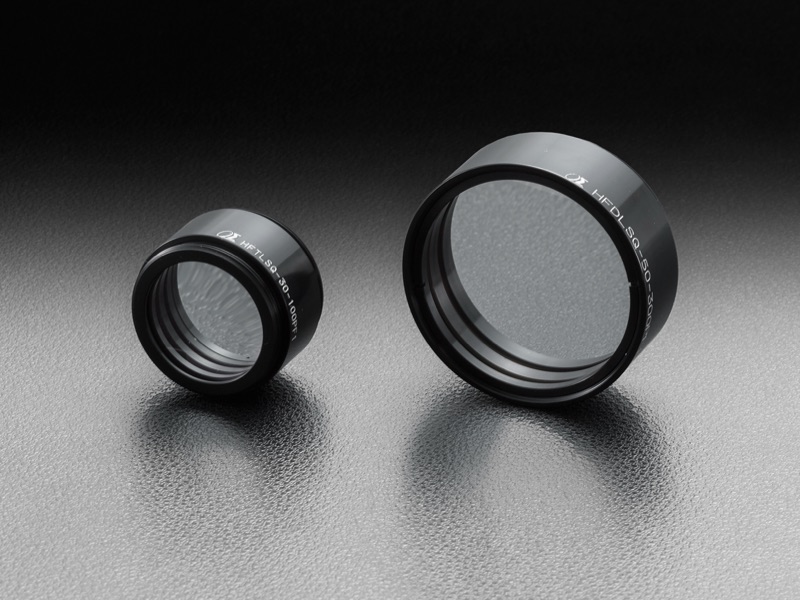 Soczewka ogniskowa do lasera włóknowego 30mm, zamontowana, powłoka AR, 532nm, ogniskowa 100mm